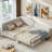 Upholstered Daybed With Headboard And Armrest-185793049-185793055