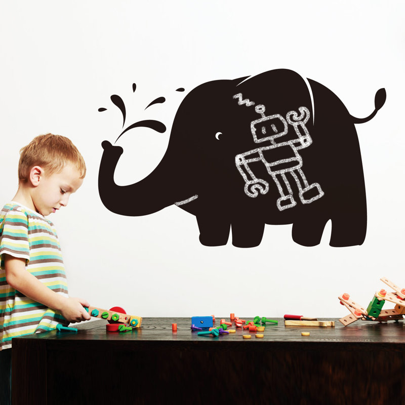 Décalcomanie murale éléphant énorme
