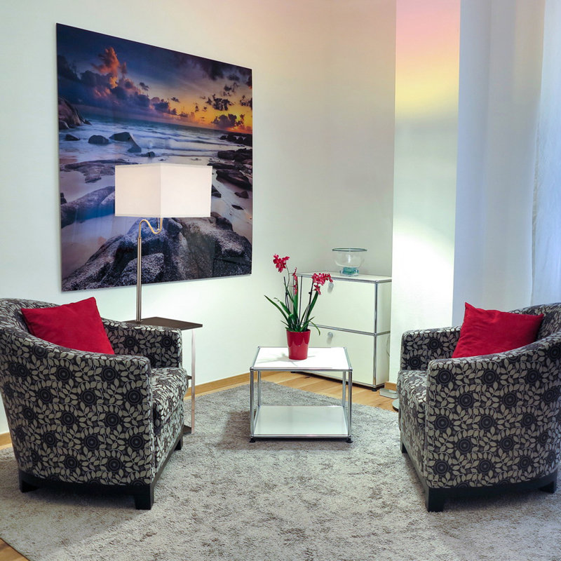 58" Tall "Dru" Square Side Table Floor Lamp with USB Charging Port