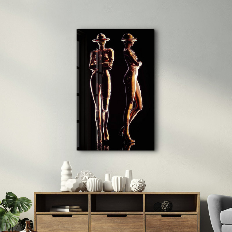 Elegant Tempered Glass Wall Art Painting, 13.8 x 21.7 inches | 100% Tempered Glass, Thickness: 0.16 inches | UV Printed for Vibrant Colors | Perfect for Home Decor, Living Room, & Office Spaces