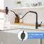 Robinet de cuisine escamotable en acier inoxydable à finition bronze huilé avec 3 modes de jet et rotation à 360 ° | Idée de cadeau-122634023