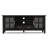 Kitchener 60"W Solid Wood Contemporary TV Stand for TVs up to 65" with 2 Cabinets, 2 Drawers, and Adjustable Shelves-1930772254