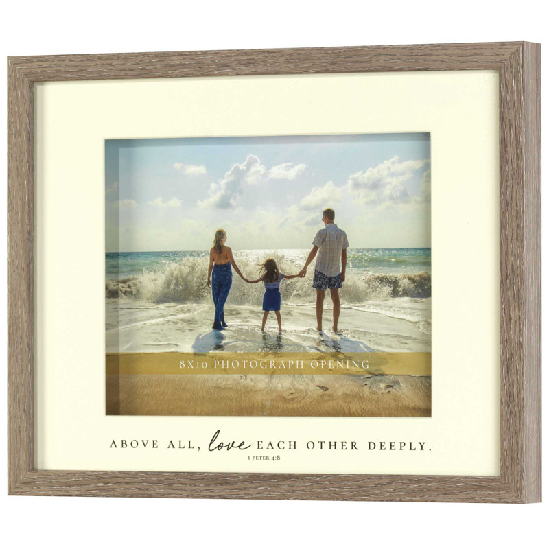 Brown Picture Frame with Mat