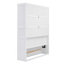 Lit escamotable mural avec tablettes de rangement-1630294613