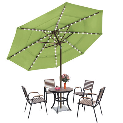 9FT Lighted Market Umbrella
