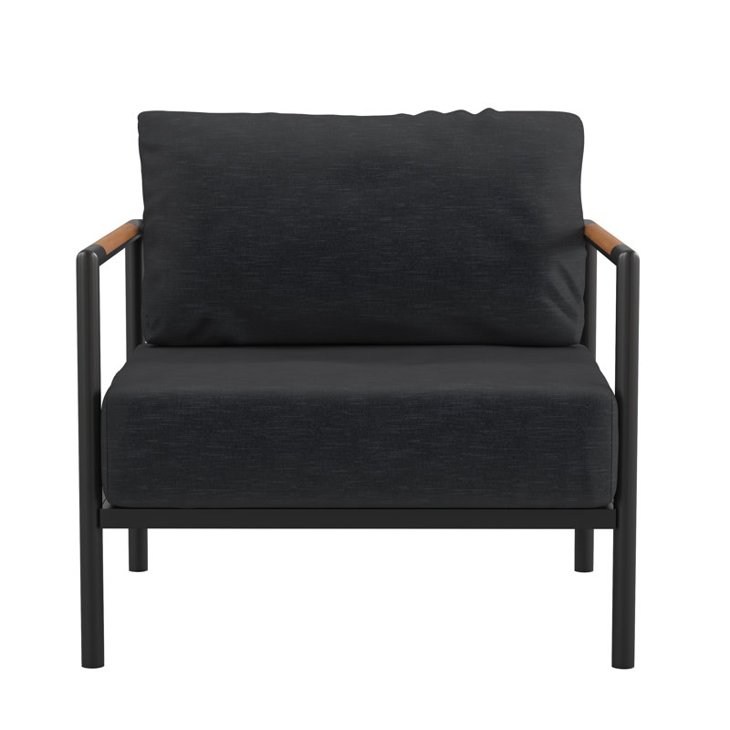 Méridienne d'extérieur en métal, Gris anthracite