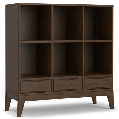 Harper Low 6 Cube Storage With Drawers