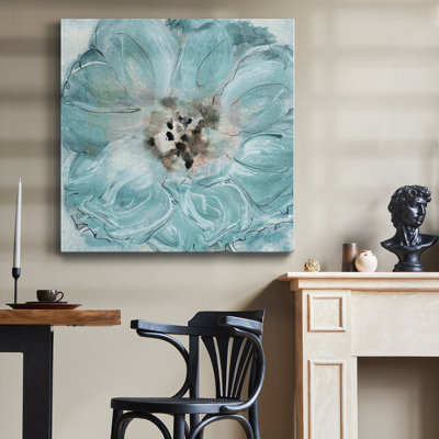 Portrait de fleur II - Toile tendue avec châssis de qualité supérieure - prête à être accrochée