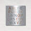 «Rustic Rainbow Alphabet» par Heidi Kuntz, art mural en métal-943452130