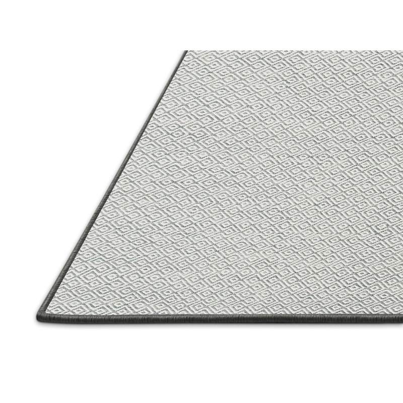 Tapis contemporain gris clair, Rectangle 5 pi x 7 pi