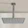 1-Spray Patterns With 2.5 GPM 9.84 In. Ceiling Mount Fixed Shower Head In Brushed Nickel