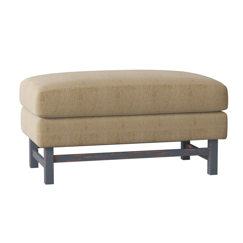 Edward Ottoman, Margaret Uniform, Vintage Ebony