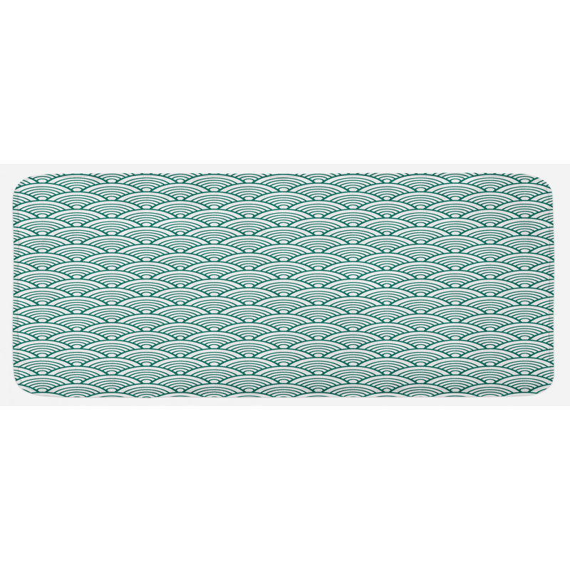 Eclectic Synthetic Kitchen Mat