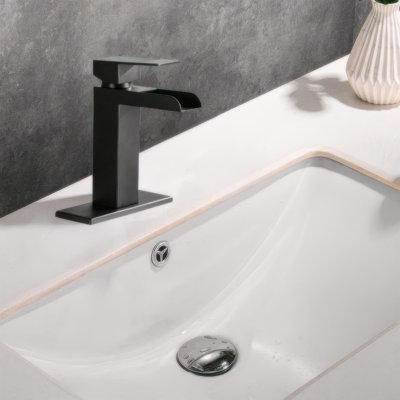 Waterfall Single Handle Bathroom Sink Faucets