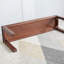 Banc de salle à manger en bois de chêne naturel avec structure en métal durable et siège en corde tissée pour les espaces de vie modernes