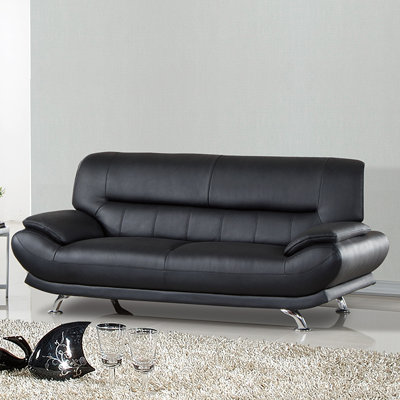 Holbrooke 83'' Faux Leather Sofa
