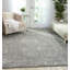 Tapis gris anthracite / argenté touffeté à la main Trevethan Glam-27814341