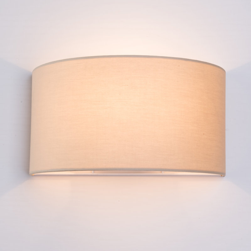 Enola Flush Mounted Sconce, Taupe