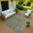 Machine Washable Indoor/Outdoor Kaczor ACN2231 Global Rug-1566720899