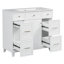 Meuble-lavabo 36 po avec lavabo en céramique, portes à fermeture douce, tablettes réglables et 3 tiroirs-1392039323