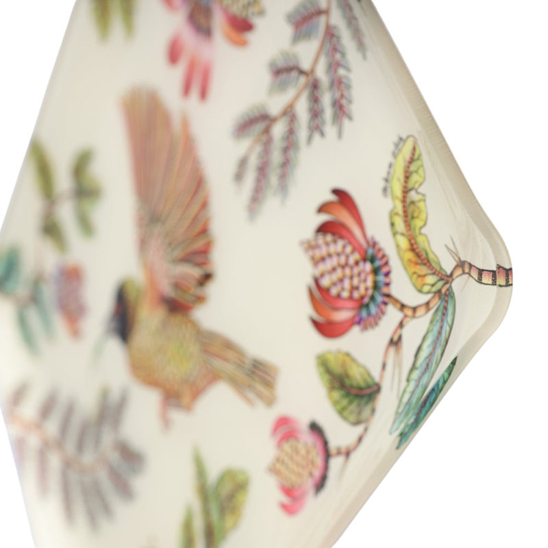 Weaver Garden Acrylic Tray, 18" W x 14" D x 1.5" H, Stone