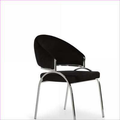 Fauteuil d'appoint contemporain rouge Ruby pour adultes, pieds d'appoint en métal noir pour salon, chambre à coucher