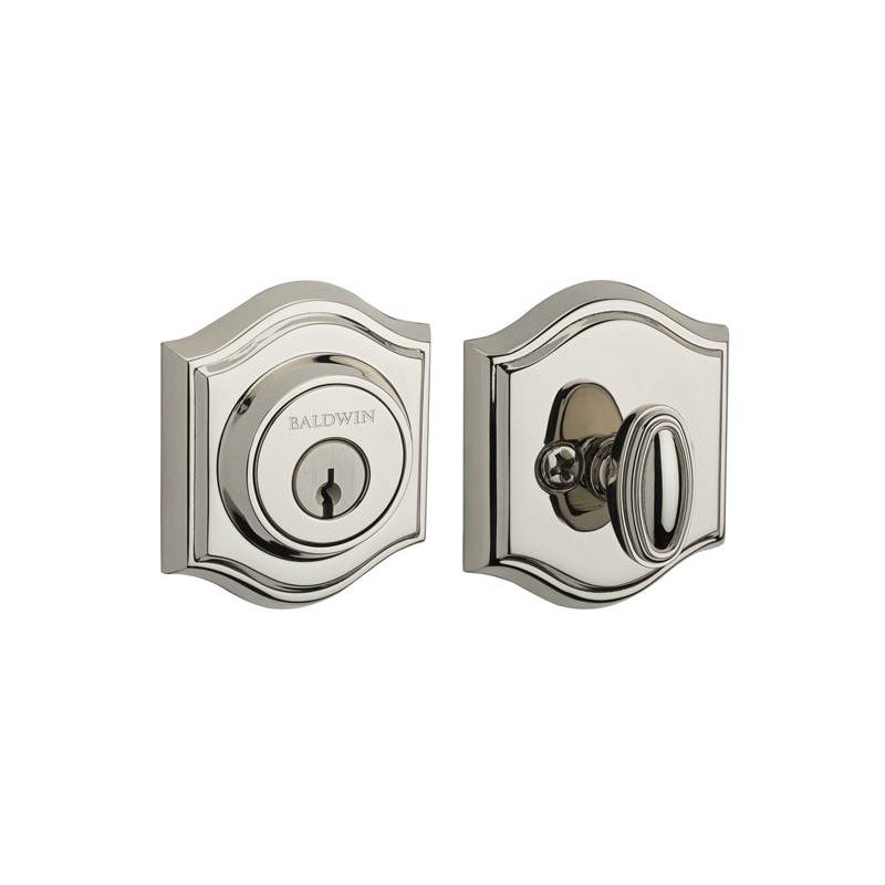 Single Cylinder Deadbolt, Bright Nickel, Yes
