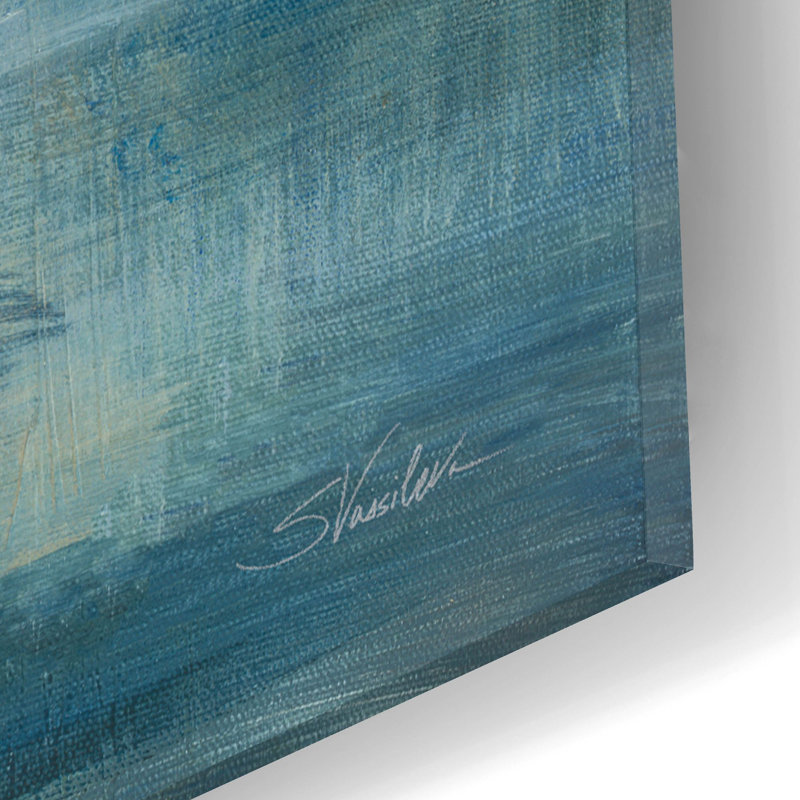  «Northeastern Breeze 2» par Silvia Vassileva, art mural en verre acrylique, 12 po x 16 po