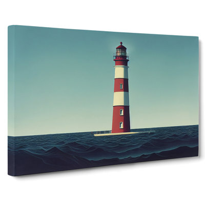 XXX-H1022-WF-8461X Stupendous Lighthouse - Wrapped Canvas Print