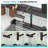 30 Inch Multifunction Single Bowl 16 Gauge Stainless Steel Ledge Workstation Sink with Smart Digital Features