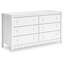 Commode double 6 tiroirs l 60,75 "Patricia