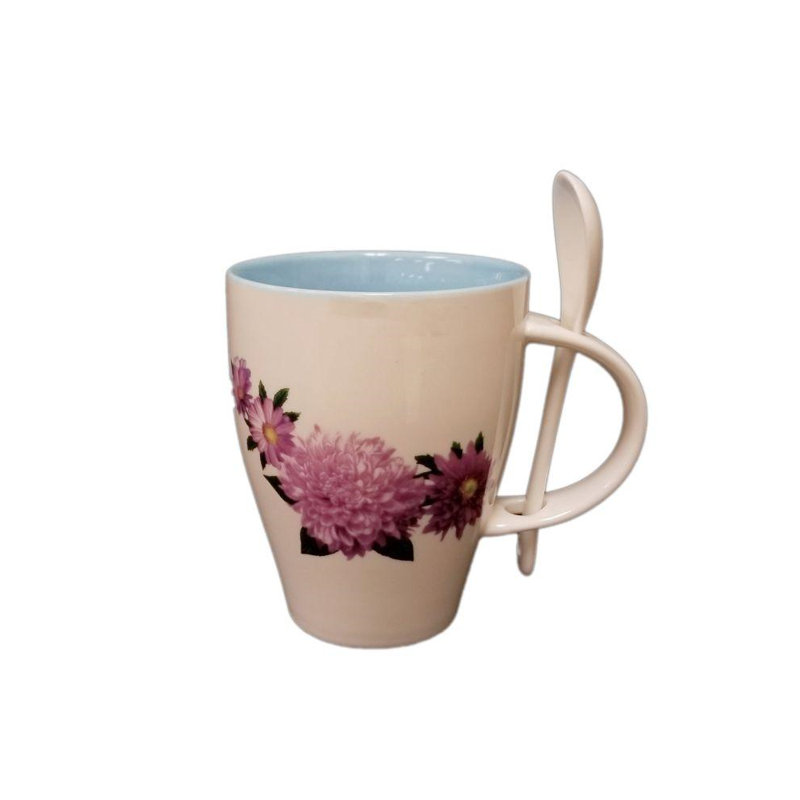 Ensemble de tasses à café 2 pièces chrysanthemum fleur Aguilar