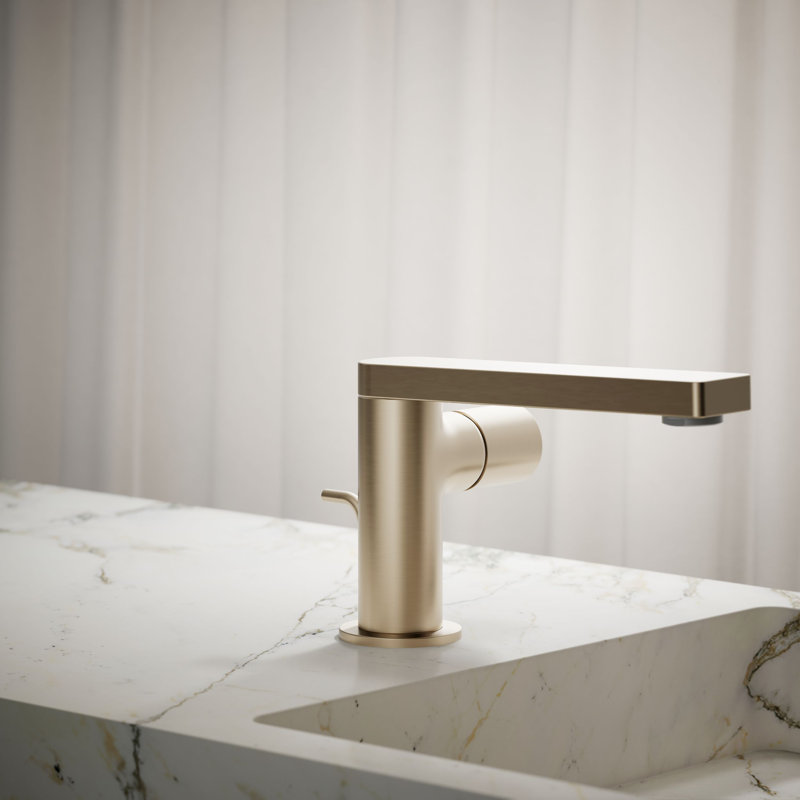 Single-Handle Bathroom Faucet, Vibrant Brushed Bronze