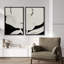 BAW noir et blanc, peinture, impression abstraite, décor, art minimaliste, impression géométrique sur toile, 2 pièces-119463631-92285592-92285589
