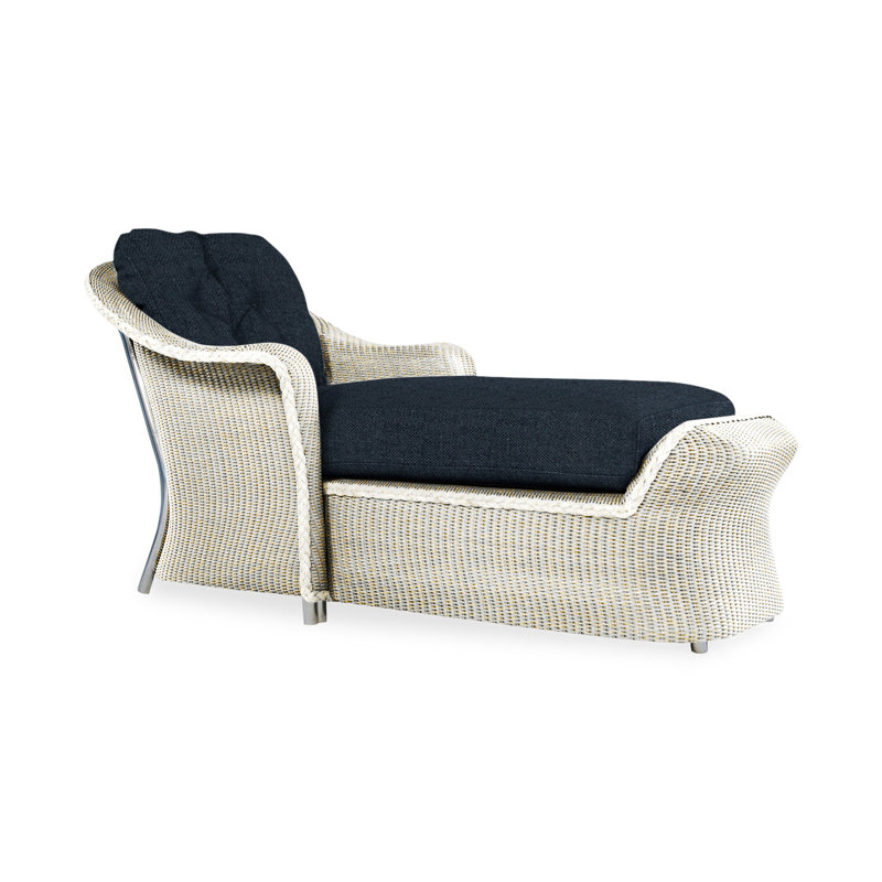 Reflections Outdoor Chaise Lounge, Sailcloth Salt, Mink