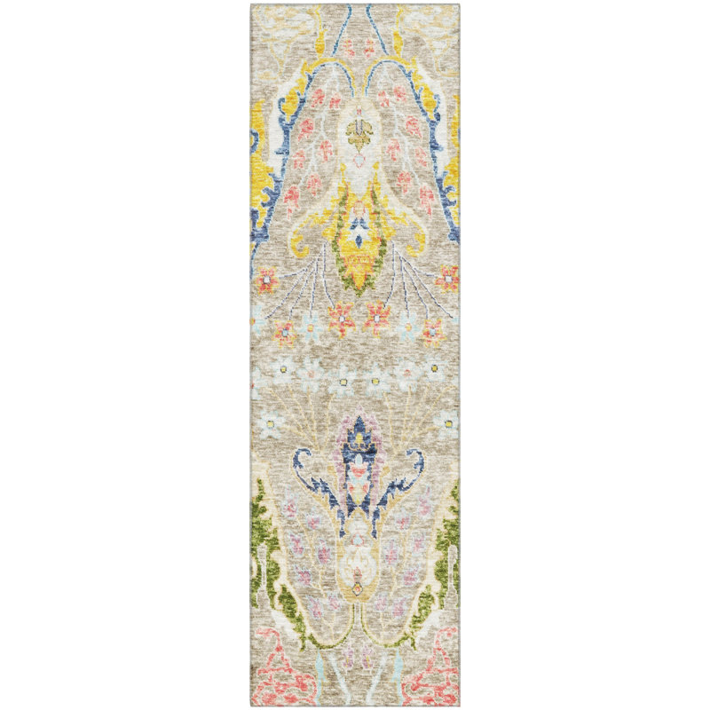 Premium Machine Washable Mayfield AMF1932 Modern Rug, Runner 2'3" x 7'6"