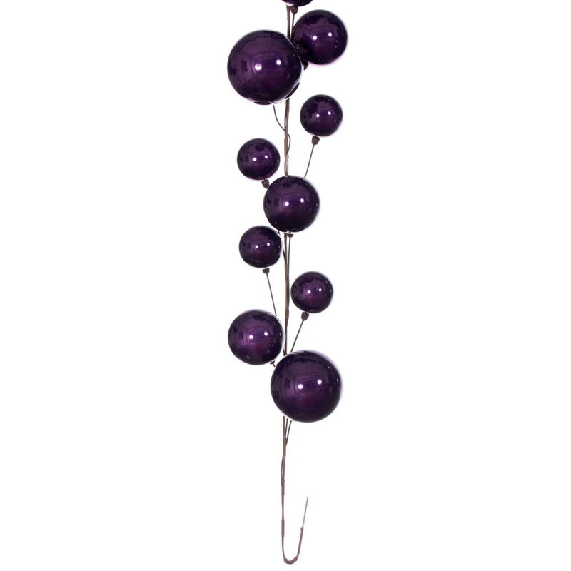 Guirlande 10 pi Vickerman, Prune