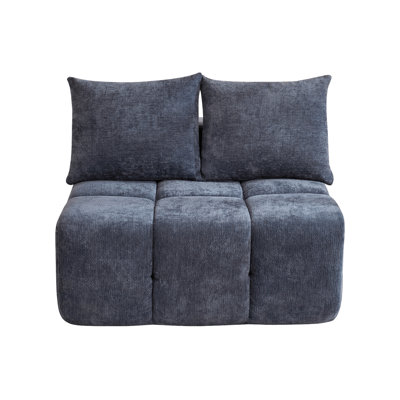 Fauteuil Boneless, sans accoudoirs, siège central capitonné, sans assemblage