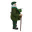 Figurine de Noël irlandaise avec couronne Kurt Adler Fabriche, 10,5 po