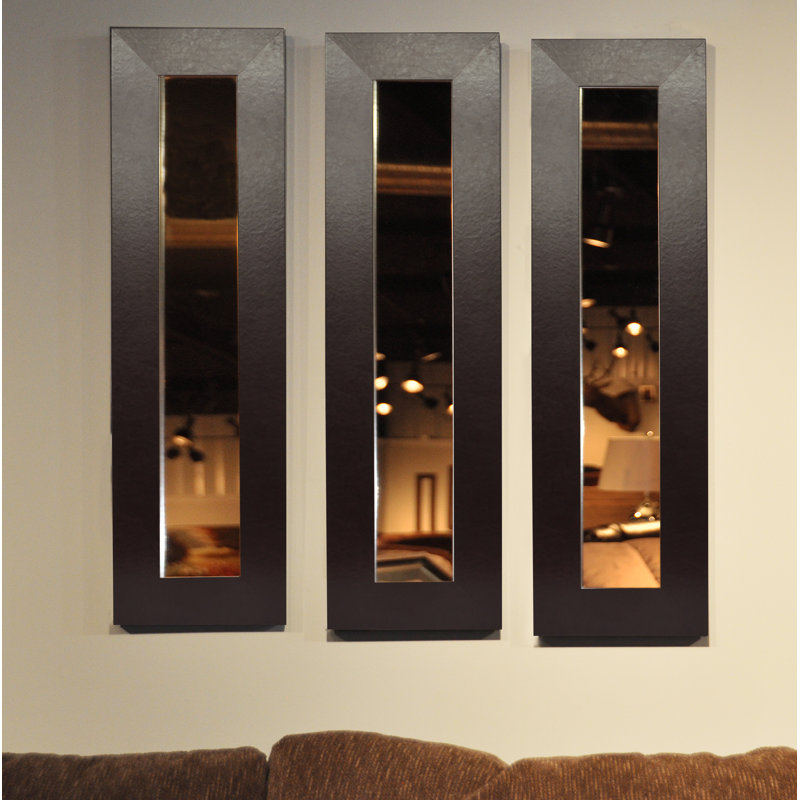 Ensemble de 3 miroirs transitionnels Hobson, H 40 po x l 16 po