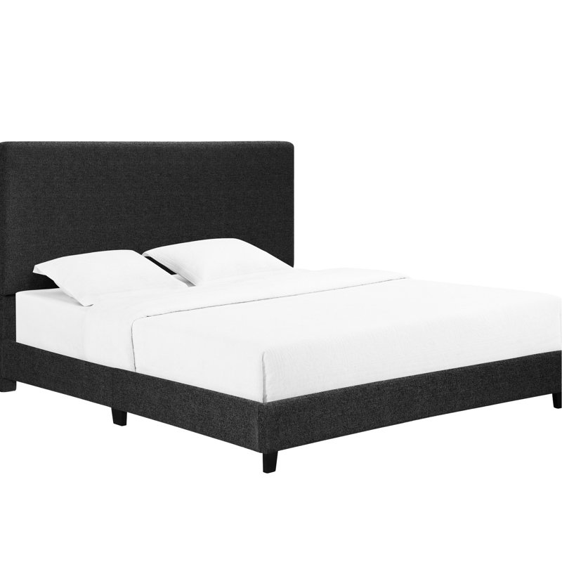 Upholstedred Bed Frame With Headboard