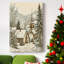 Art des Fêtes de Noël - Toile tendue avec châssis-1991189346