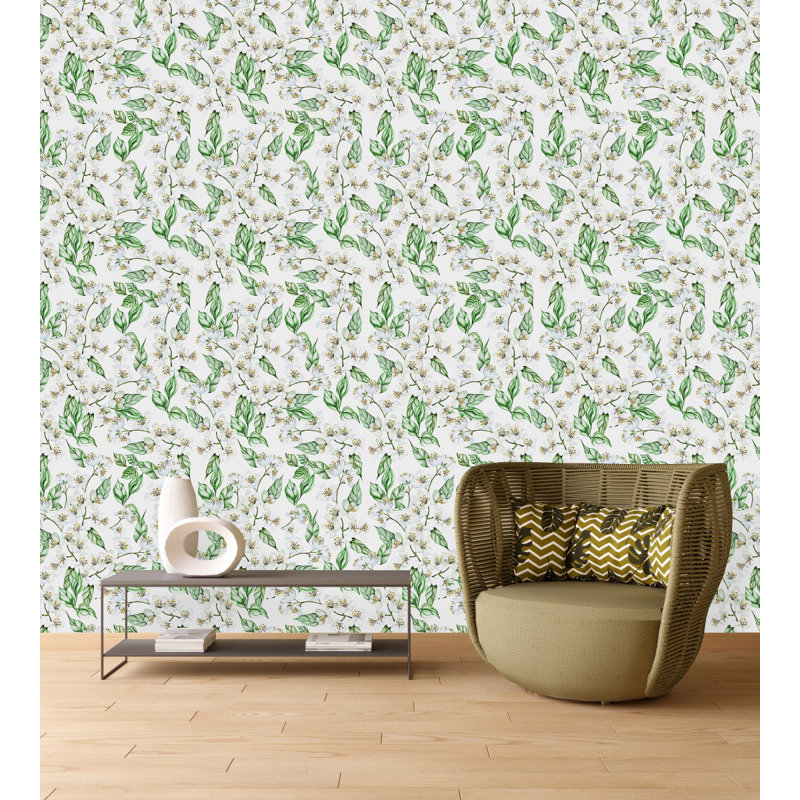 Floral Tile, 2.08' W x 10.42' L