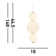 Firat 2-Light Sphere Chandelier