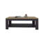 Table basse rectangulaire avec tablette inférieure