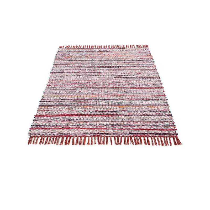 Chindi Hand Woven Kilim Red Rug, Rectangle 200 x 290cm