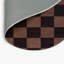 Tapis intérieur / extérieur noir à carreaux-226683161