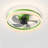 Frauly 19.7 Inch Led Enclosed Low Profile Ceiling Fan With Light-1222760576-1215559985