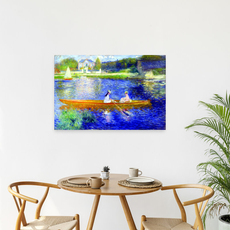 «La seine à Asnières», impression d'art classique, H 24 po x l 36 po