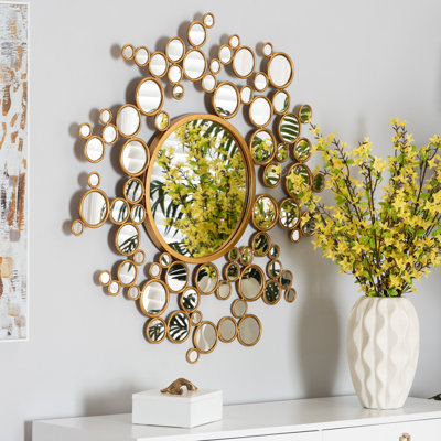 Kristalle Metal Flat Wall Mirror